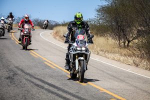 Eu na Africa Twin no Sertões 